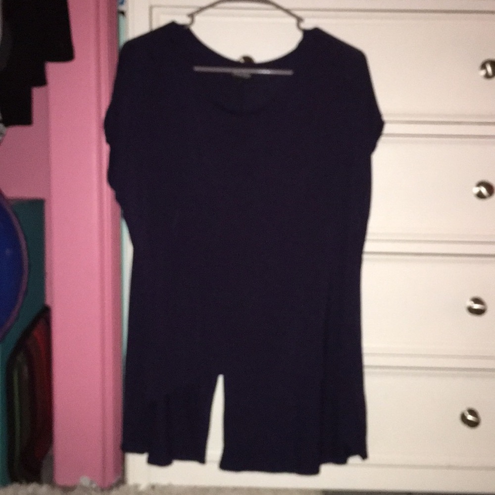 navy blue blouse